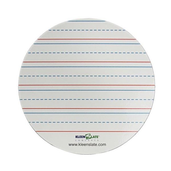 Kleenslate Kleenslate 1281862 Kwik Chek Lined Dry Erase Circle - White; Pack of  24 1281862